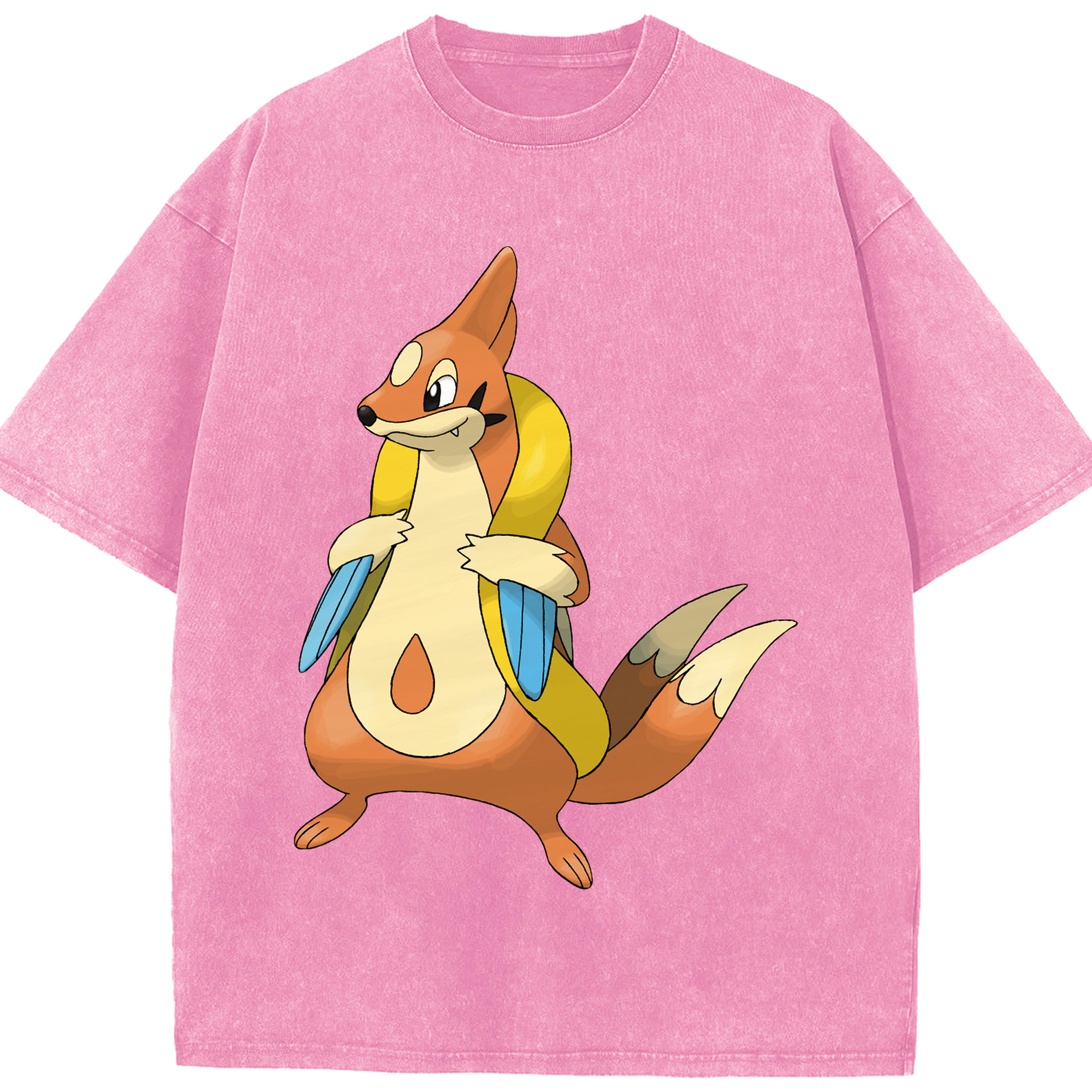 （画像用） ポケットモンスター Pokémon 綿100% ヴィンテージ風 半袖Tシャツ（フロントプリント）